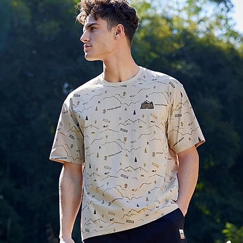 Men's Mountain Print Relaxed Fit Tee