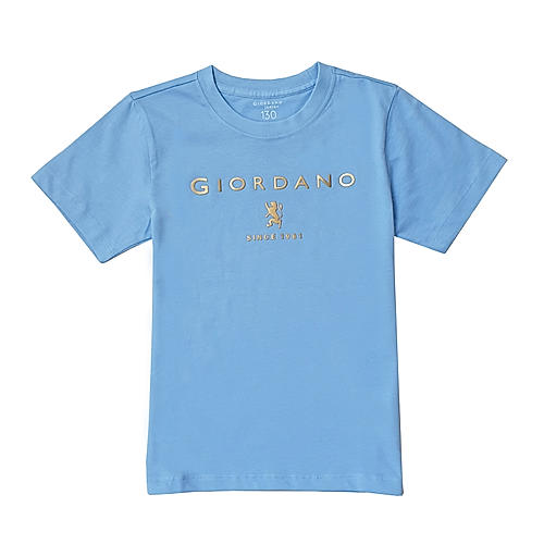 Junior's Giordano Logo Print Tee