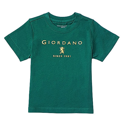 Junior's Giordano Logo Print Tee