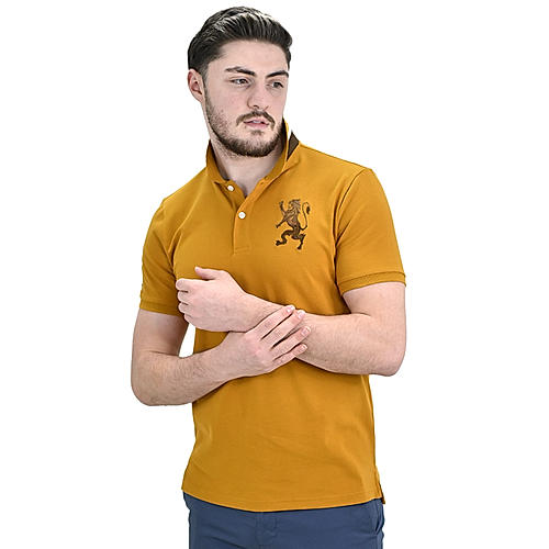 Men's 3D Lion Polo