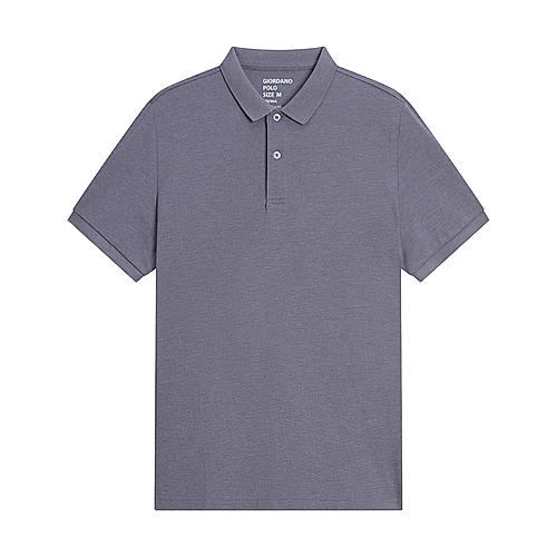 Men's Solid Cotton Polo