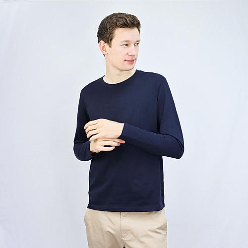 Men's Long Sleeve Crewneck Tee