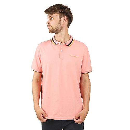 Men's Short Sleeve Cotton Lycra Polo