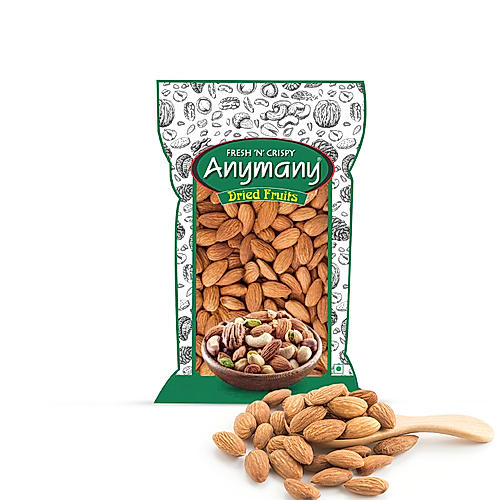 Anymany California Almonds (Badam) 1Kg