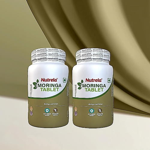Patanjali Nutrela Moringa 60 X 2 Tablets (Pack of 2)