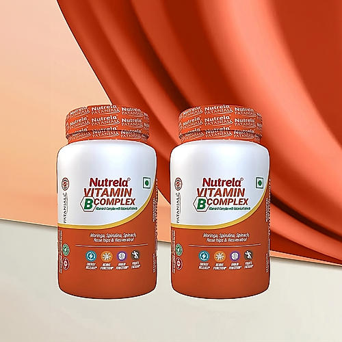 Patanjali Nutrela Vitamin B-Complex 30 Capsules X 2 (Pack of 2)