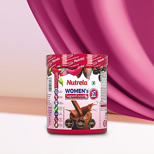 Patanjali Nutrela Women Superfood - Chocolate Flavor - 400g (Pack of 1)