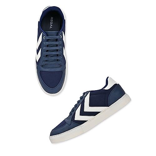 Regal Navy Mens Lace Up Sneakers