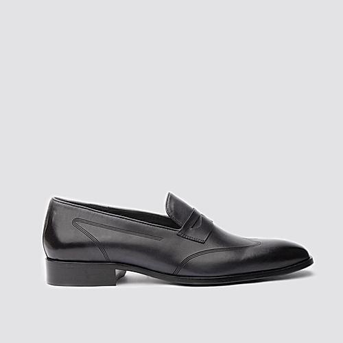 LANGUAGE GREY MEN LEATHER FLYNN LOAFER