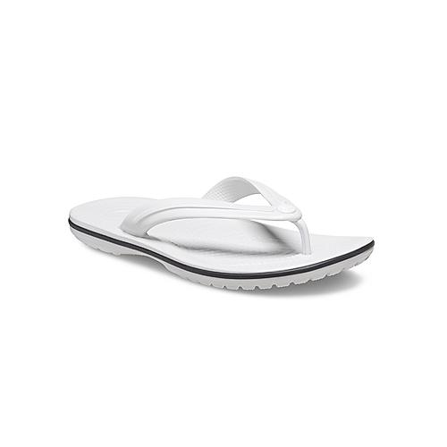 CROCS LIGHT GREY UNISEX CROCBAND FLIP FLOPS