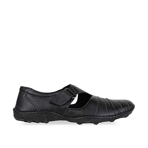 Buy Regal Men Black Fisherman Sandals Shoes Online at Regal Shoes |7688325