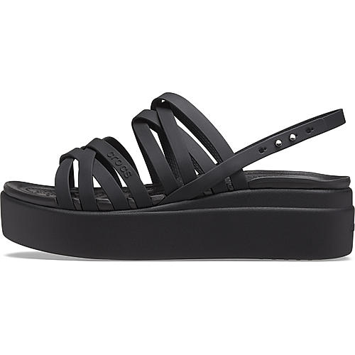 Amazon.com | Crocs Women's Boca Strappy Wedges, Platform Sandals, Black,  Numeric_5 | Platforms & Wedges