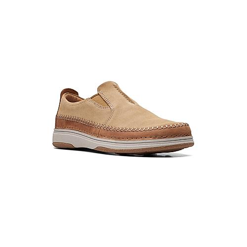 CLARKS SAND MEN NATURE 5 WALK CASUAL SLIP-ON SHOES
