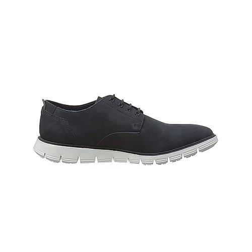 CLARKS NAVY MEN TRACKFLEX PATH CASUAL LACE-UP SHOES