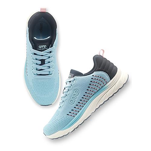 AMP BLUE WOMEN LACE-UP SNEAKERS