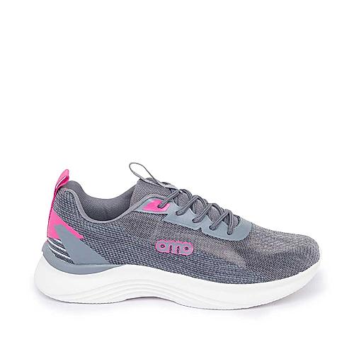 AMP Grey Women Lace Up Sports Shoes