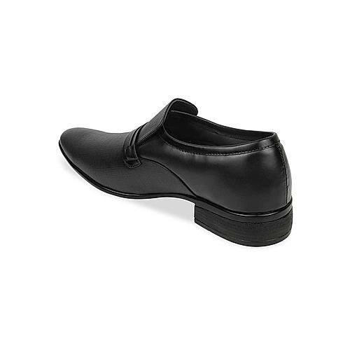 Mens black cheap leather formal shoes