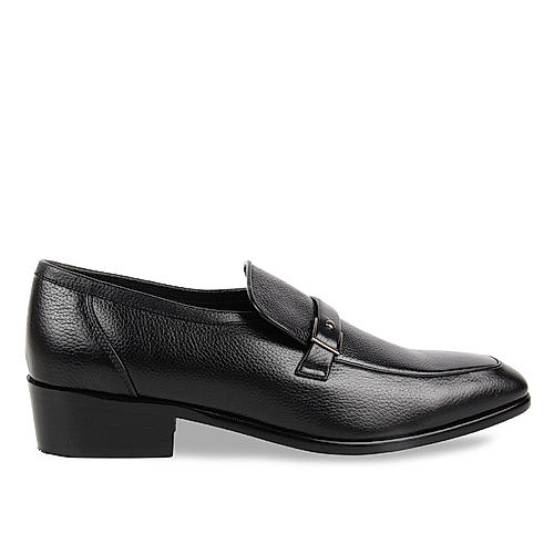 Zuccaro Black leather formal shoes