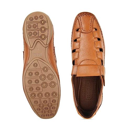 Softouch Brown Casual Fisherman Sandal for Men