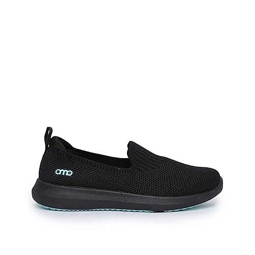 AMP Black Women Slip-On Shoes