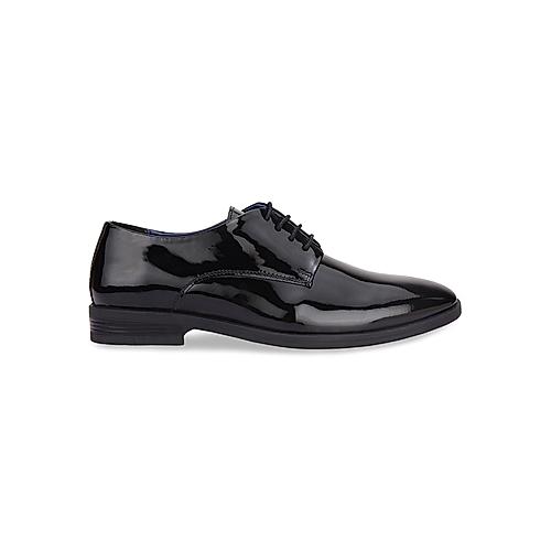 IMPERIO BY REGAL BLACK MEN PATENT LEATHER FORMAL LACE UPS