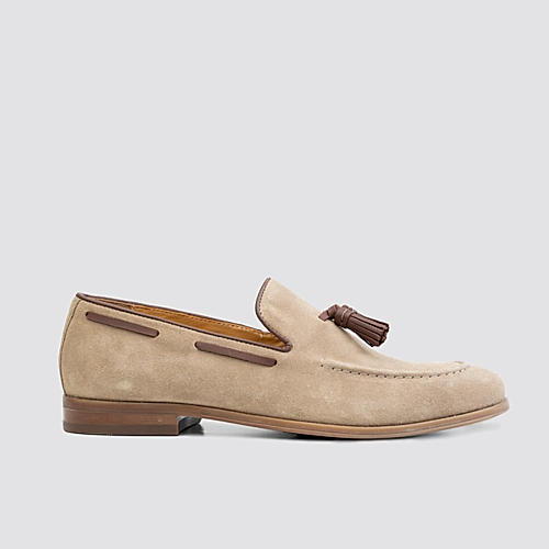 Language Beige Mens Dexter Leather Loafer