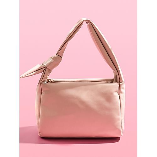 ROCIA Peach Women Solid Softee Shoulder Bag