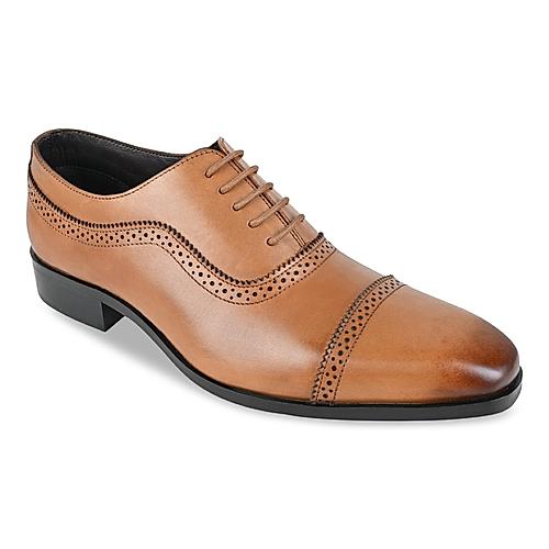 Imperio Tan Men Formal Leather Lace Ups