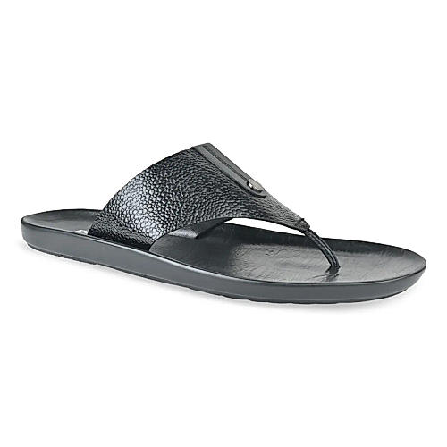 Regal Black Men Leather Sandals