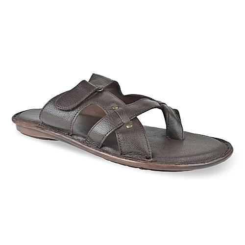 Regal Brown Men Casual Strappy Leather Sandals