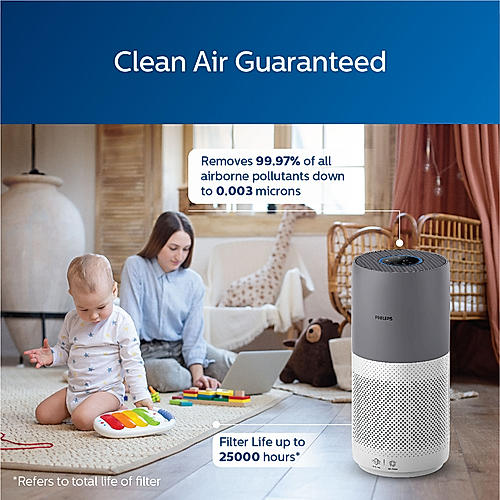 

Philips 2000 Series Air Purifier with HEPA Filter and Wifi App Control - AC2936/63