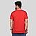 Men's Red Short Sleeve Cotton-lycra Polo