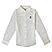 Junior Cotton Oxford Full Opening Long Sleeve Slim Fit Embroidery Garment Wash Shirt