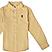 Junior Cotton Oxford Full Opening Long Sleeve Slim Fit Embroidery Garment Wash Shirt