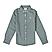 Junior Cotton Oxford Full Opening Long Sleeve Slim Fit Embroidery Garment Wash Shirt