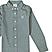 Junior Cotton Oxford Full Opening Long Sleeve Slim Fit Embroidery Garment Wash Shirt