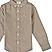 Junior Cotton Oxford Full Opening Long Sleeve Slim Fit Embroidery Garment Wash Shirt