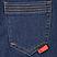 Junior  Stretch Dyed Denim Mid Rise Regular Tapered Fit Elastic Waist Jeans