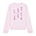 Women's Crew Neck Long Sleeve Boyfriend Fit Print Sweatshirt - Life is a Journey Collection