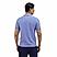 Men's Pique Flat Knit Collar Short Sleeve Eagle Embroidery Solid Color Polo