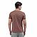 Men's Pique Flat Knit Collar Short Sleeve Eagle Embroidery Solid Color Polo