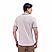 Men's Pique Flat Knit Collar Short Sleeve Eagle Embroidery Solid Color Polo