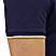 Men's Pique Flat Knit Collar Short Sleeve Eagle Embroidery Solid Color Polo