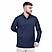 Men's Flat Knit Collar Long Sleeve Liquid Touch Slim Fit Solid Color Polo