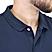 Men's Flat Knit Collar Long Sleeve Liquid Touch Slim Fit Solid Color Polo