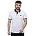 Men's Pique Flat Knit Collar Short Sleeve Thematic Slim Fit Embroidery Bold Polo