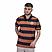 Men's Pique Flat Knit Collar Short Sleeve Thematic Slim Fit Embroidery Bold Polo