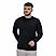 Men's Interlock Crew Neck Long Sleeve Slim Fit Embroidery Liquid Touch Smart Collar Tees