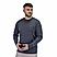 Men's Interlock Crew Neck Long Sleeve Slim Fit Embroidery Liquid Touch Smart Collar Tees