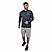 Men's Interlock Crew Neck Long Sleeve Slim Fit Embroidery Liquid Touch Smart Collar Tees